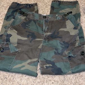 Camo cargos